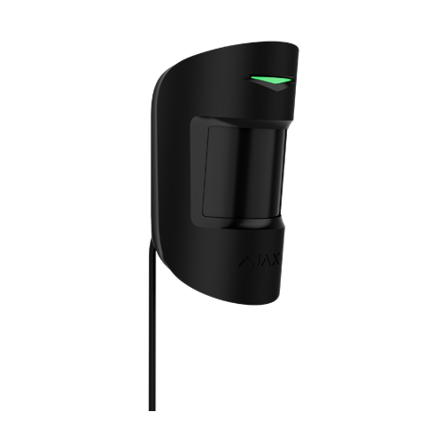 Detector de miscare PIR Superior MotionProtect Fibra, cablat, negru - AJAX