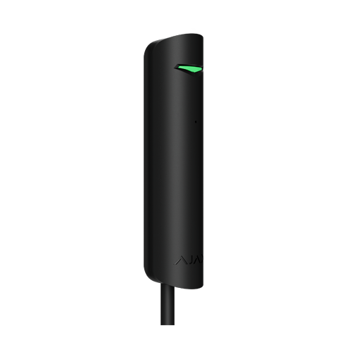  Detector de geam spart Superior GlassProtect Fibra, cablat, negru - AJAX 