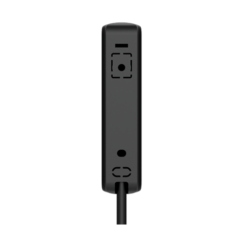  Detector de geam spart Superior GlassProtect Fibra, cablat, negru - AJAX 