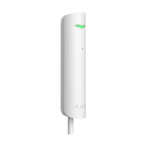  Detector de geam spart Superior GlassProtect Fibra, cablat, alb - AJAX
