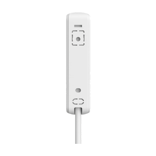  Detector de geam spart Superior GlassProtect Fibra, cablat, alb - AJAX