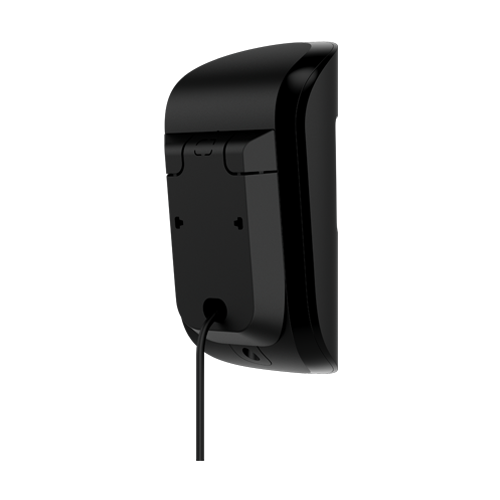 Detector de miscare PIR SuperiorMotionCam Indoor, imunitate animale, fibra, negru - AJAX