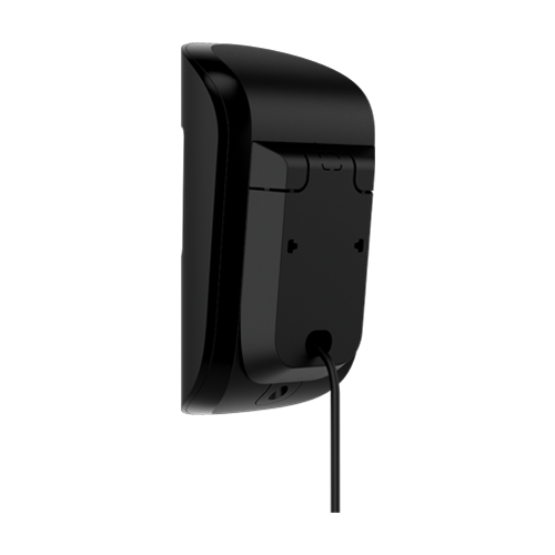 Detector de miscare PIR SuperiorMotionCam Indoor, imunitate animale, fibra, negru - AJAX