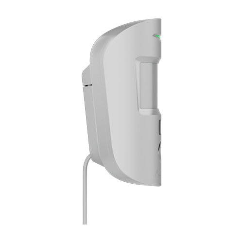  Detector de miscare PIR SuperiorMotionCam Indoor, imunitate animale, fibra, alb - AJAX