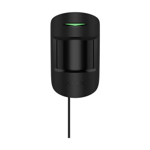  Detector miscare dubla tehnologie PIR+MW, Superor MotionProtectPlus Fibra negru - AJAX