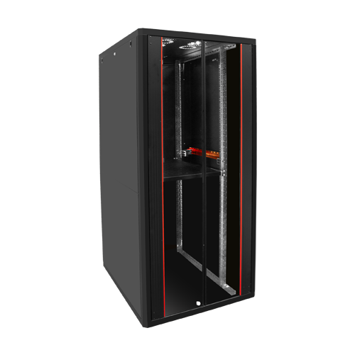 Rack de podea PRO SERIES 42U 19'' 800x1000, capacitate 1000 kg, RAL 9005, asamblat ASY-42U-80100PRO