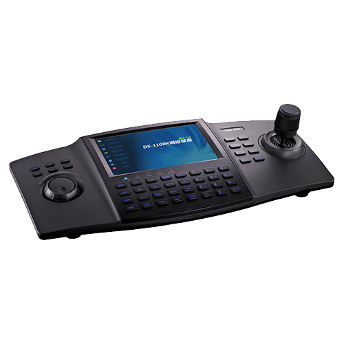Tastatura de comanda, conexiune IP, ecran 7 inch TFT touch screen - HIKVISION