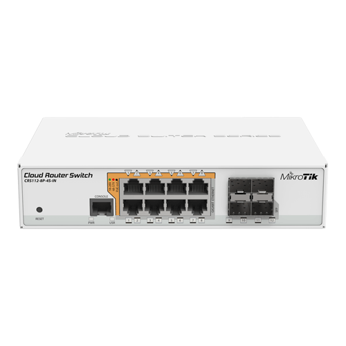 Mikrotik_CRS112-8P-4S-IN_front
