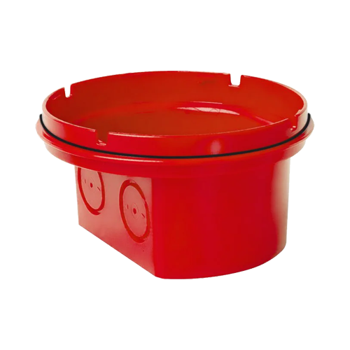 Set 5 buc soclu IP 65 pentru sirena, cu inaltime redusa, rosu - Honeywell