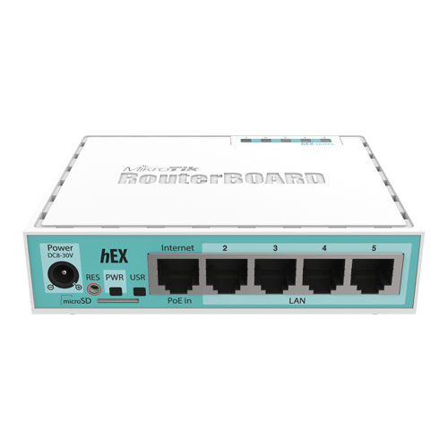 RouterBOARD Mikrotik RB750Gr3_fata