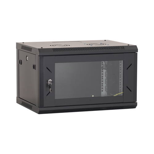 Rack perete 4U 19'' 600x600, capacitate incarcare 80 Kg, negru - ASYTECH Networking ASY-4U-6060W