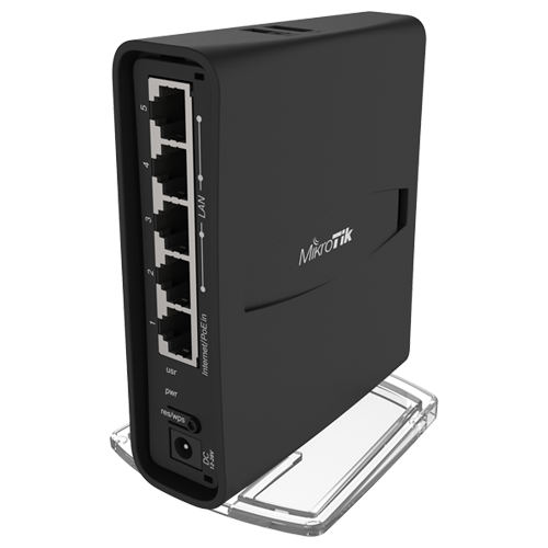 hAP acÂ², 5 x Gigabit, 802.11b/g/n 2.4Ghz, 802.11an/ac 5GHz, USB - MikroTik RBD52G-5HacD2HnD-TC