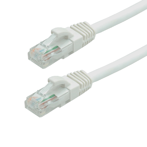 Patch cord Gigabit UTP cat6, LSZH, 0.50m, alb - ASYTECH Networking TSY-PC-UTP6-050M-W