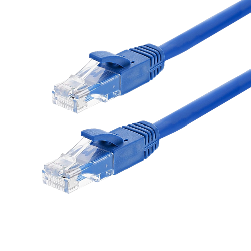 Patch cord Gigabit UTP cat6, LSZH, 0.15m, albastru - ASYTECH Networking TSY-PC-UTP6-015M-B