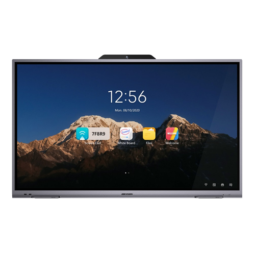 Display interactiv 86", 4K, touch screen, Camera 4K, Mic., Android, Bluetooth, Wi-Fi - HIKVISION