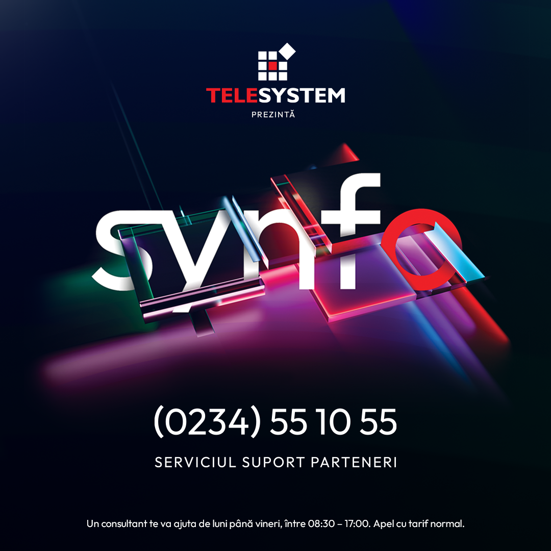 Suport Parteneri Telesystem – Rezolvăm Mai Rapid cu SYNFO
