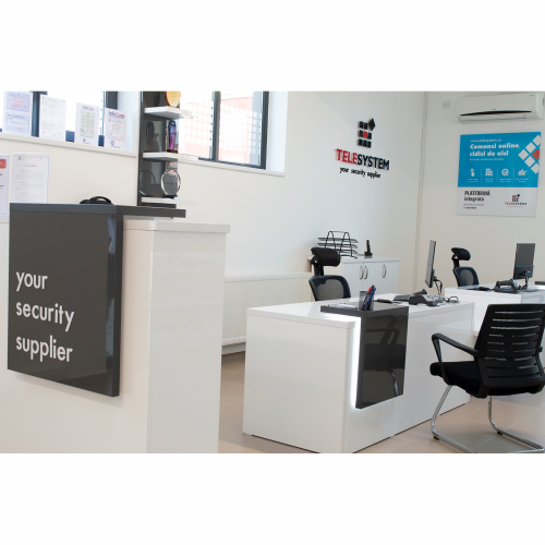 Showroom cu vanzare echipamente si accesorii pentru sisteme de securitate. Telesystem Iasi